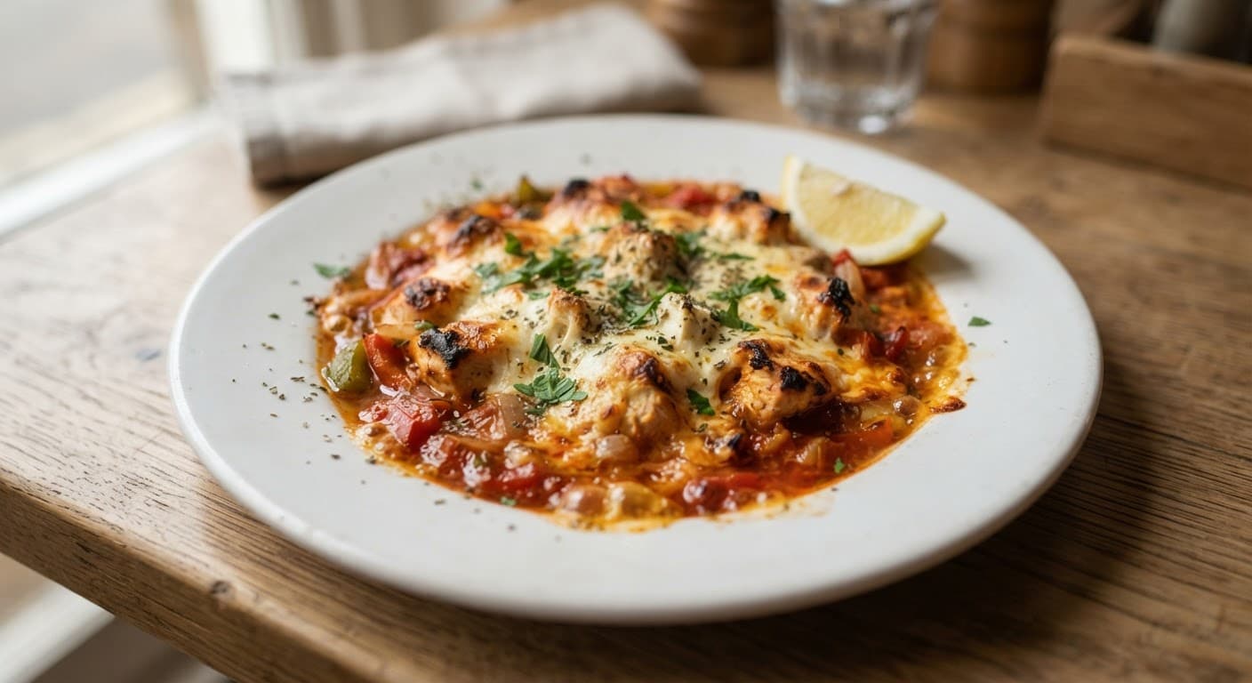 Chicken Saganaki