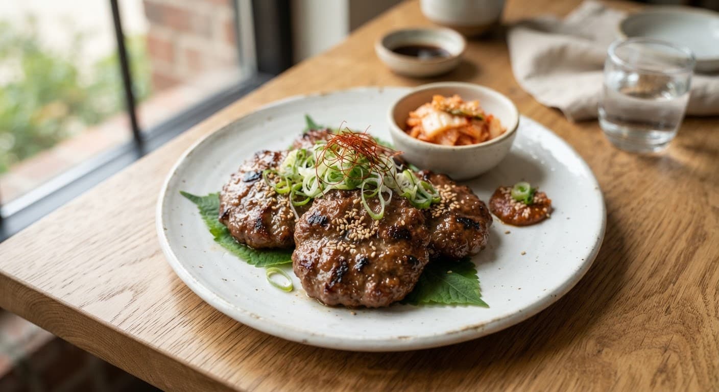 Korean-Style Beef Patties
