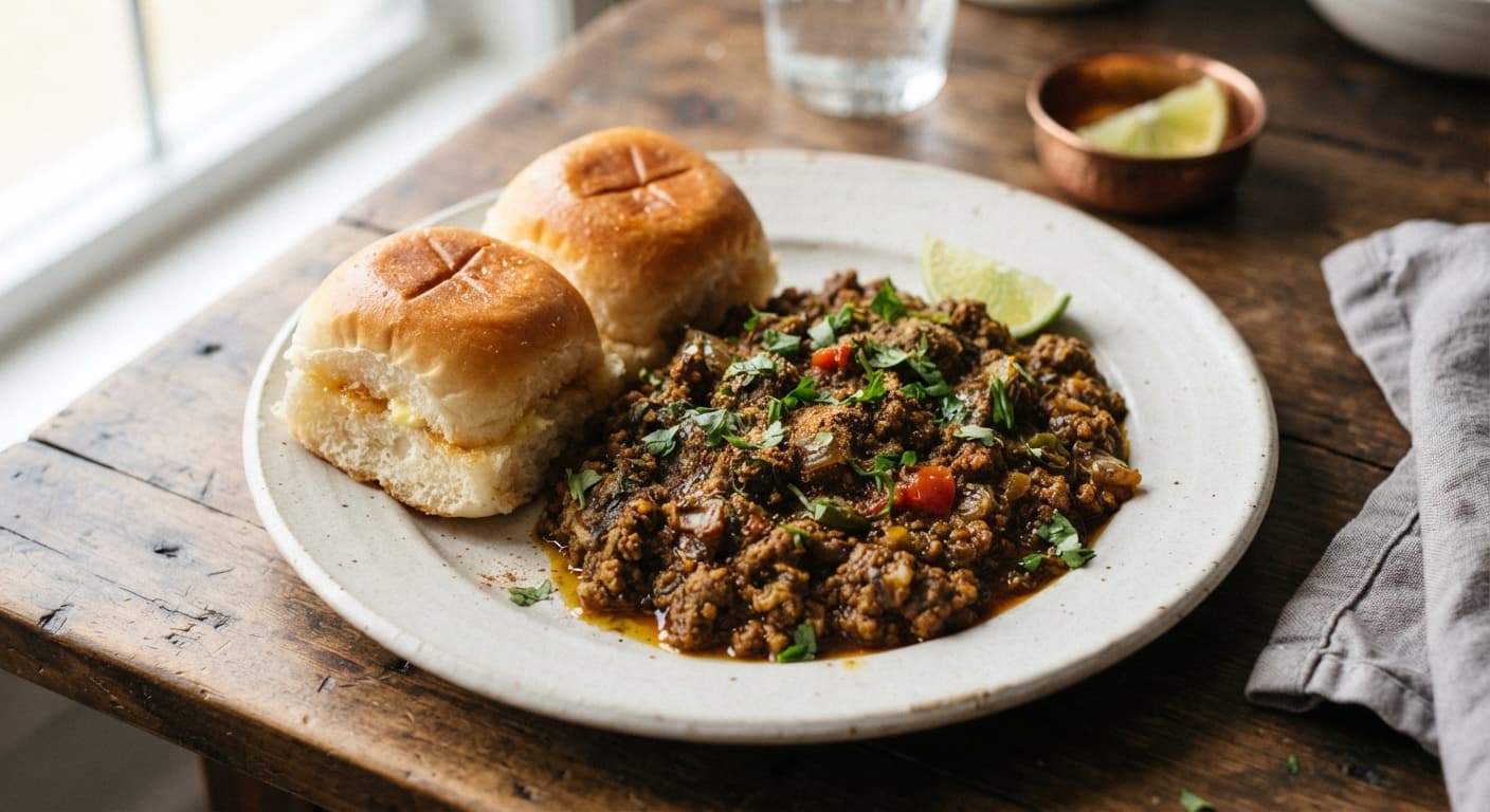 Mutton Keema Pav