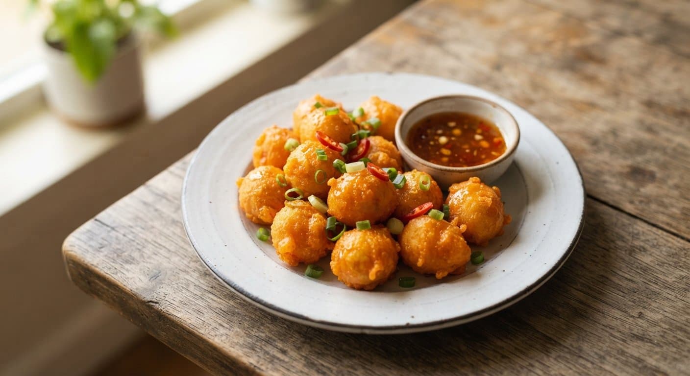 Kwek-Kwek Style Egg Bites