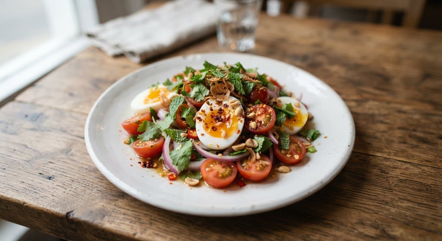 Thai-Style Tomato and Egg Salad