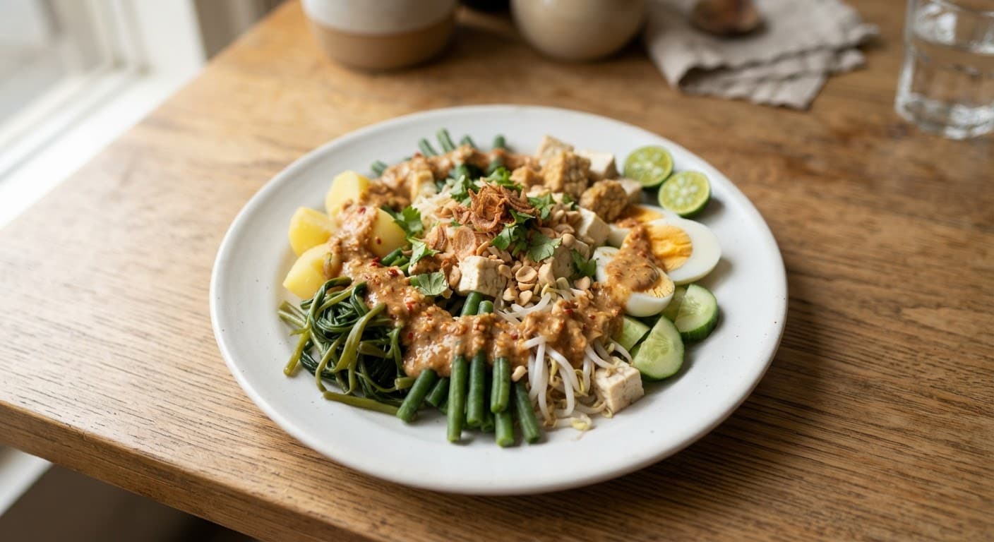 Gado-Gado with Peanut Dressing