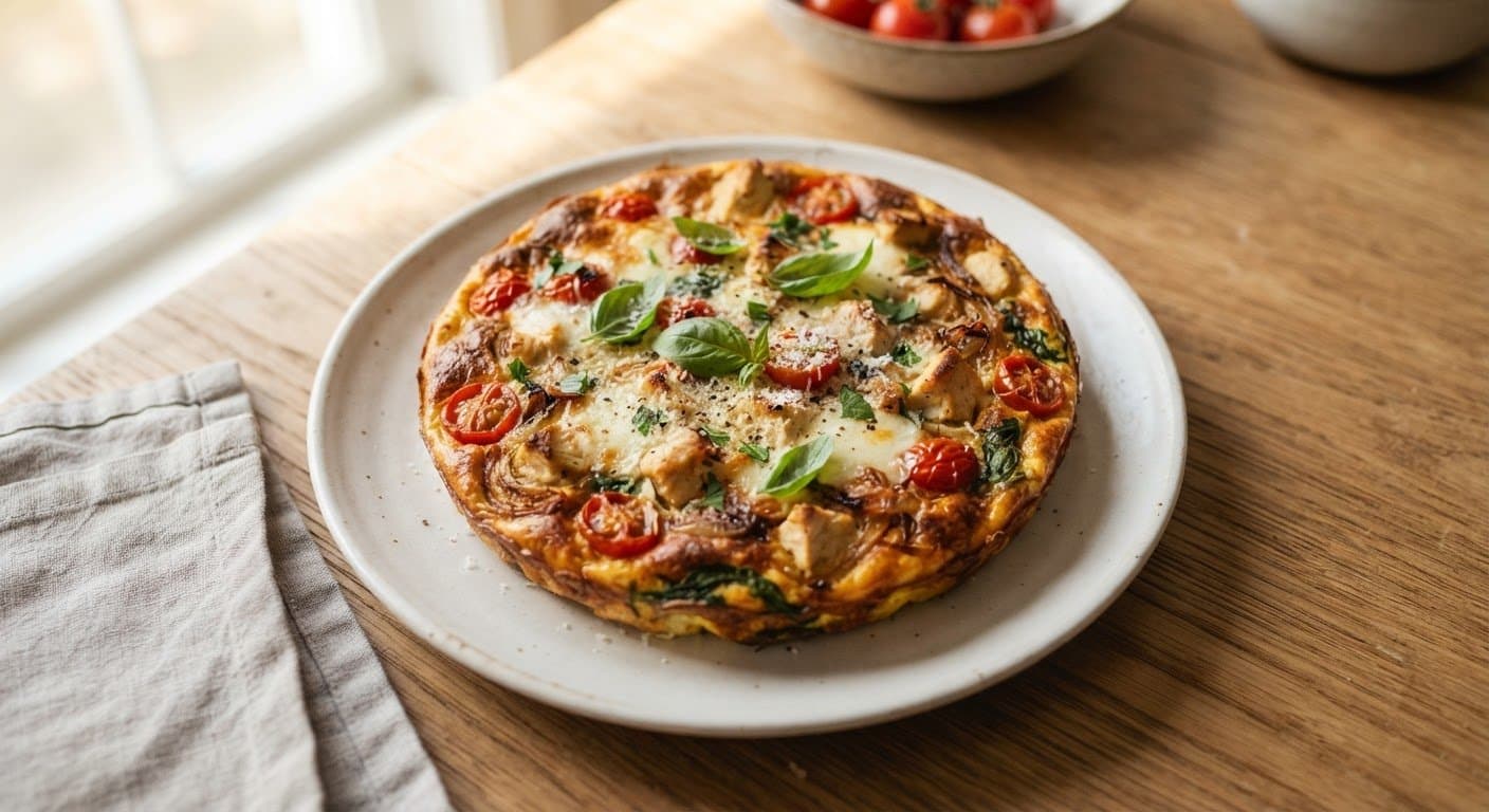Chicken and Tomato Frittata