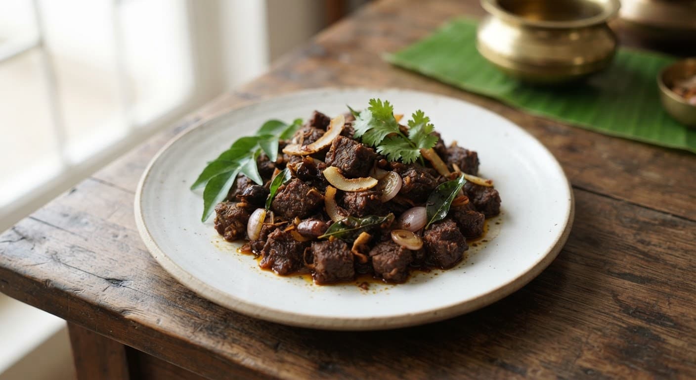 Kerala Beef Ularthiyathu
