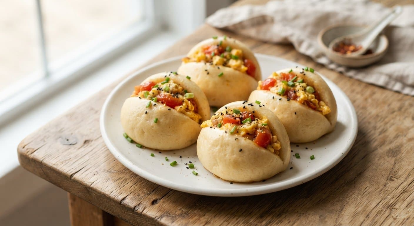 Tomato Egg Buns