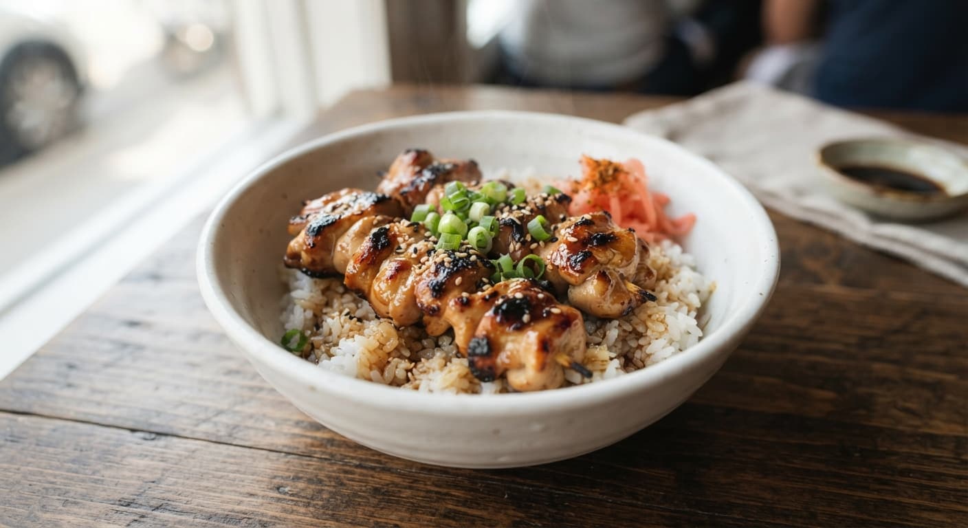 Chicken Yakitori Donburi